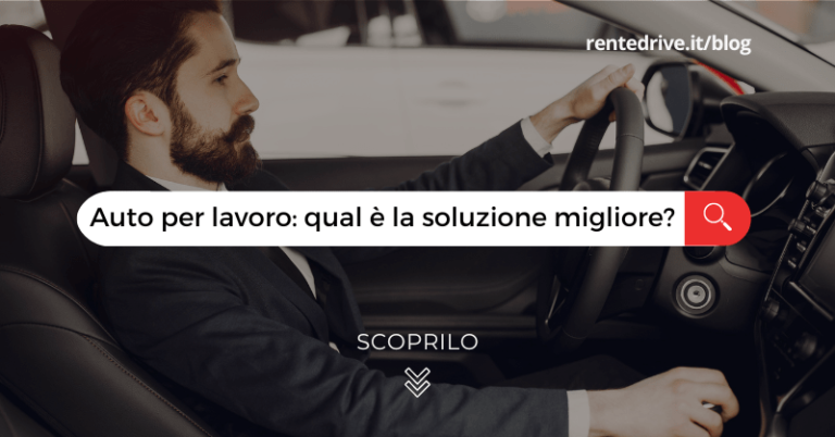 Auto per lavoro|noleggio lungo termine tanti chilometri