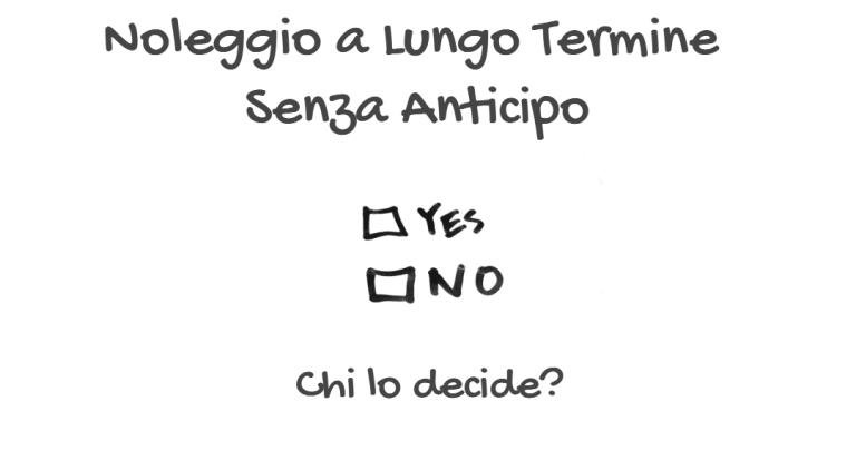 Noleggio auto a Lungo Termine Senza Anticipo