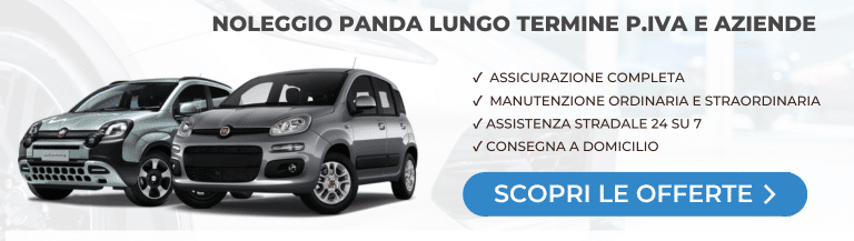 noleggio lungo termine fiat panda aziendale