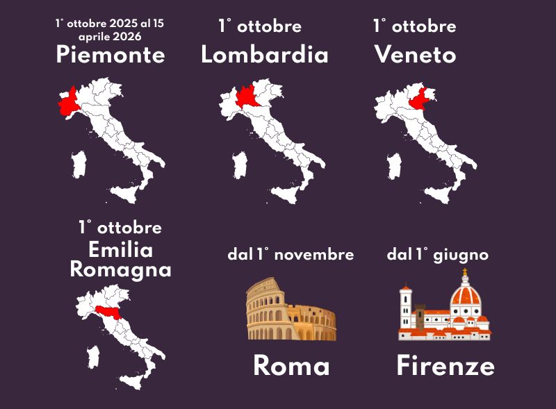 date blocco traffico diesel euro 5