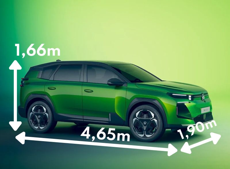 Dimensioni nuova Citroen C5 Aircross